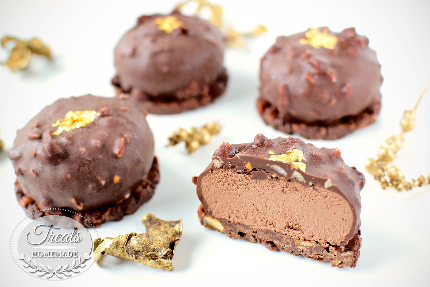 Chocolate Mousse Domes Treats Homemade