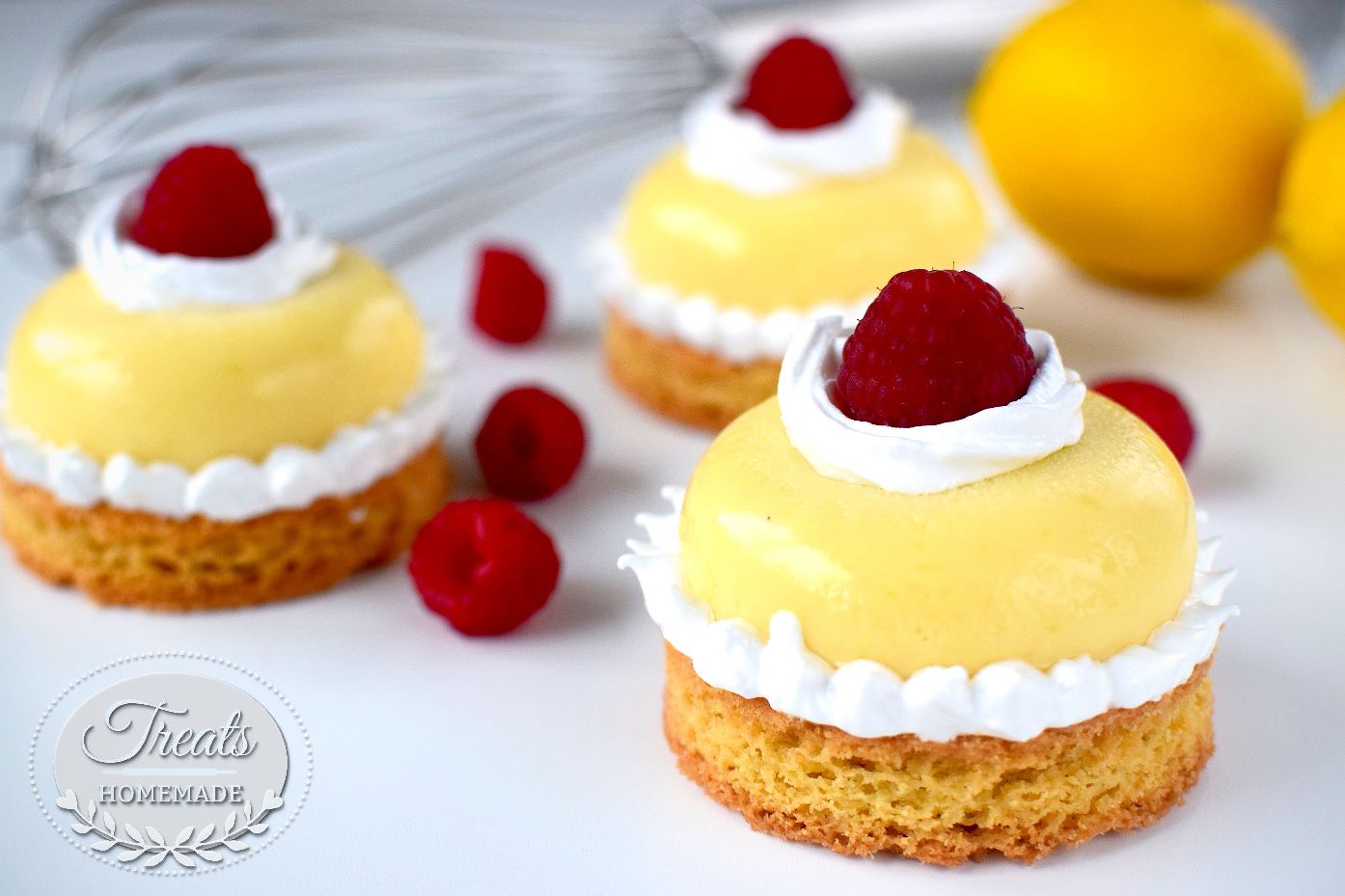 Lemon And Raspberry Domes Treats Homemade Lemon And Raspberry Domes Treats Homemade