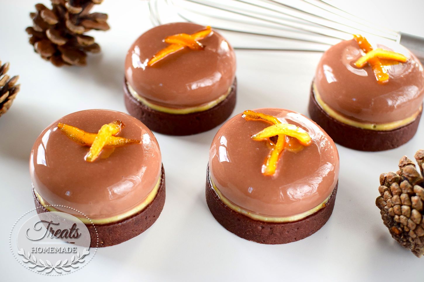 Orange Chocolate Entremet Tart Treats Homemade