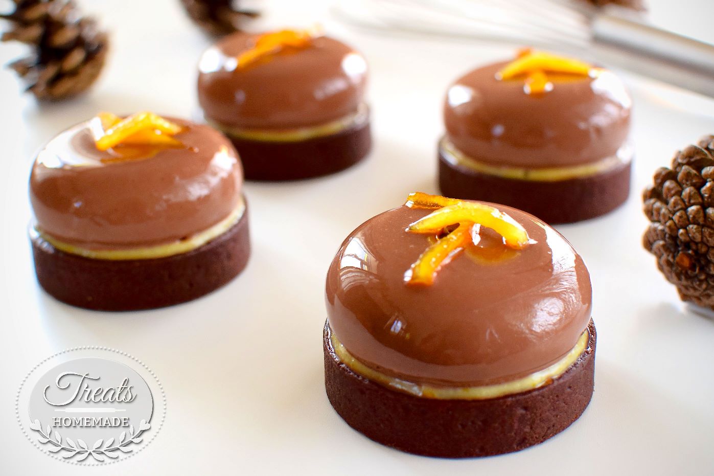 Orange Chocolate Entremet Tart Treats Homemade