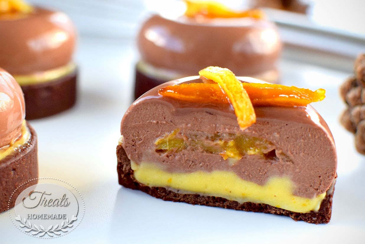 Orange Chocolate Entremet Tart Treats Homemade