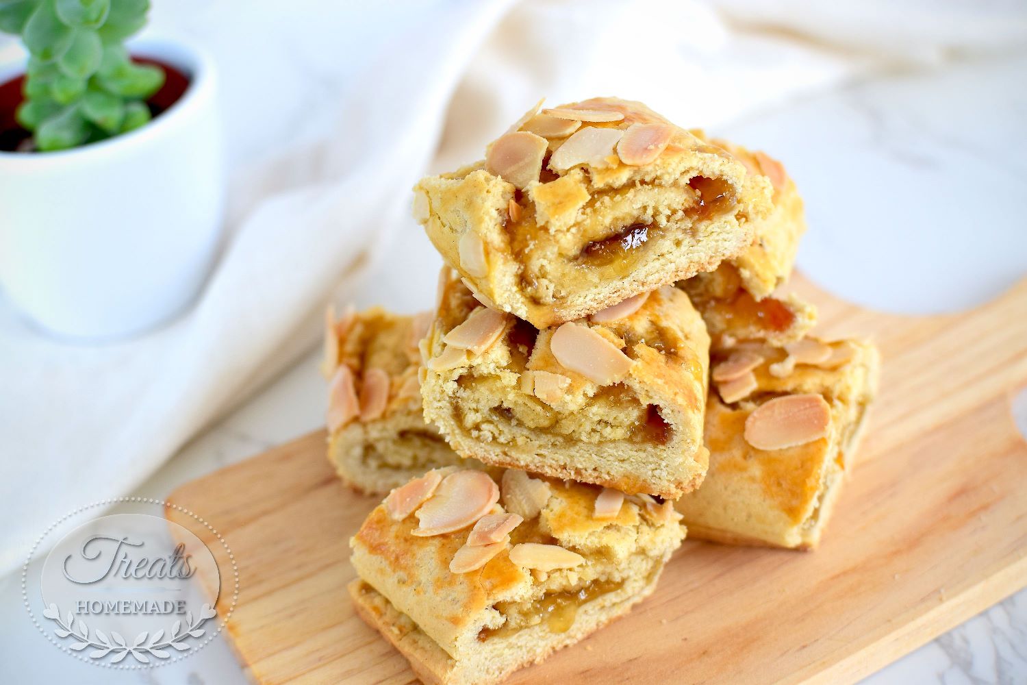 Rolled Biscuits With Jam Treats Homemade