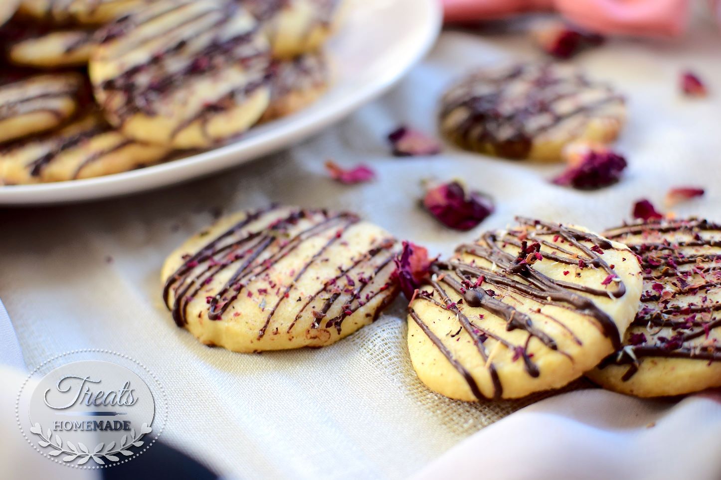 Rosewater Biscuits - Treats Homemade