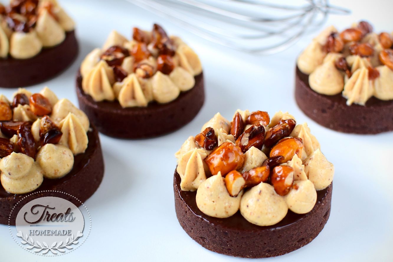 Praline Chocolate Tart Treats Homemade