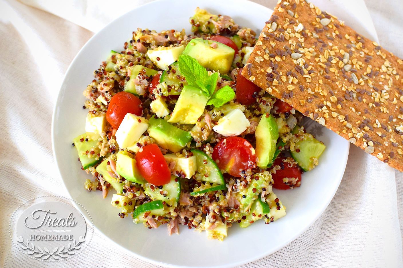 Salade De Quinoa Au Thon Treats Homemade