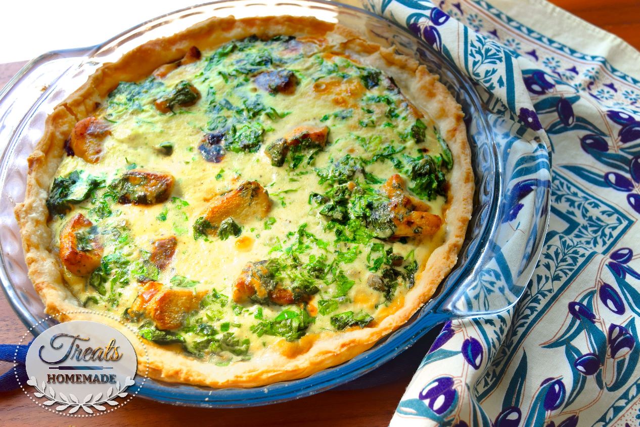 Quiche Aux Epinards Et Au Poulet Treats Homemade